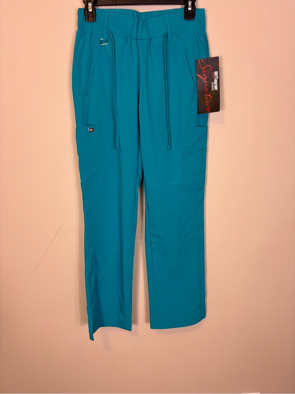 New Grey's Anatomy Teal Boot Cut Scrub Pants Women’s XS